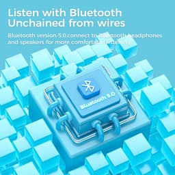 160 GB MP3-speler met Bluetooth en Wifi - 4 inch Touchscreen, Ondersteunt Spotify, Audible en FM-radio - Uitbreidbaar tot 1 TB — thumbnail 2