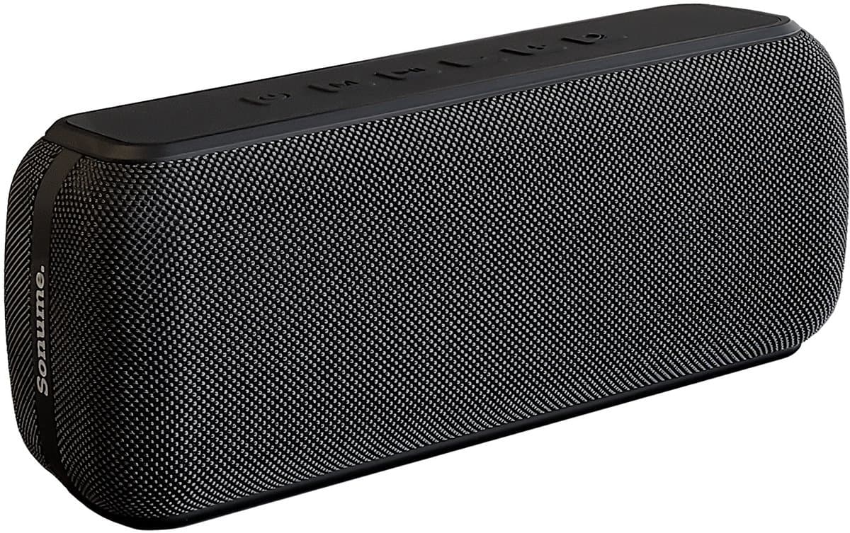 Sonume One - Draagbare Bluetooth Speaker - 12 Uur Speeltijd - 60 Watt - Draadloze Muziek Box - IPX6 Waterbestendig - Krachtige Bass - Speaker Bluetooth - Bluetooth Box - Portable Speaker - Zwart — afbeelding 1