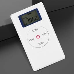 Oneay Draagbare headsetradio's, mini digitale FM-radio, audio walkman radiospeler met draagkoord en oortelefoon, oplaadbare batterij, kleine zakradio voor wandelen/hardlopen — thumbnail 1