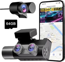 RONN® Dashcam Voor en Achter - Dashcam - Dashcam Voor Auto - Zwart - 5cm x 12cm x 7cm — thumbnail 1