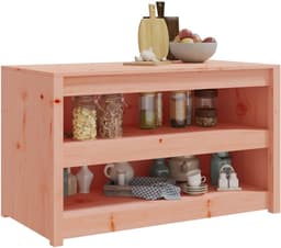 Houten Keukenkast - Buitenmeubel - Buiten koken - Modulair design - 106x55x64 cm - Natuurlijk hout — thumbnail 2