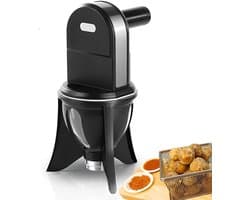 Gehaktbal Vormmachine - Bal Maker - Keuken Hulp - 3 Ballen Tegelijk - 35x25x22cm - Zwart