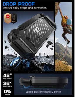 Supcase Unicorn Beetle PRO Case geschikt voor Nintendo Switch 2 - Dockable & Ergonomisch - Zwart — thumbnail 4