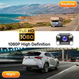 USB-auto DVR-camera/videorecorder, loop-opname ADAS, dashcam, met 32 ​​GB SD-kaart, 24-uurs parkeermodus, rijrecorder, dashcam voor Android, radio, stereo, GPS, dvd, nachtzicht, Full HD — thumbnail 2
