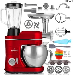 RFWR® Multifunctionele Keukenmachine 3 in 1 met Vleesmolen en Sapcentrifuge - 3000 W — thumbnail 1