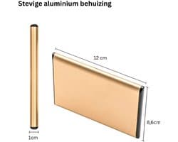 Harde Schijf Extern - Draagbare - 1TB Opslag - Beige