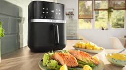 Bosch Serie 4 MAF462B1 friteuse Enkel 6,1 l Vrijstaand 2050 W Heteluchtfriteuse Zwart — thumbnail 3