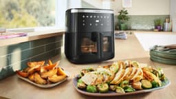 Bosch Serie 6 MAF671B1 friteuse Enkel 7,2 l Vrijstaand 1800 W Heteluchtfriteuse Zwart — thumbnail 4