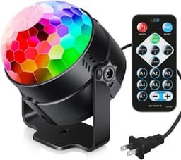 DJ Light • Disco • Reageert op Geluid • RGB • DJ Gear • DJ Stage • Feestlicht • Patronen • Dansvloer — thumbnail 1