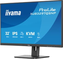 iiyama ProLite XUB3297QSNP-B1 - 32 inch - QHD - IPS - USB-Hub (4x) - Verstelbaar - USB-C Dock - KVM-switch — thumbnail 1