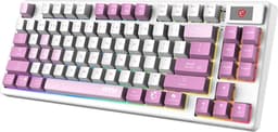 MSI FORGE GK600 TKL W VIOLET US - Gaming Keyboard - Mechanical Linear Switches - RGB LED — thumbnail 4