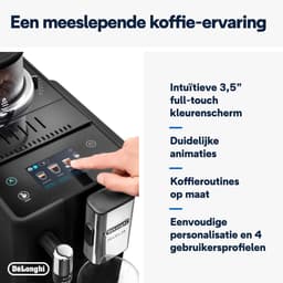 DE LONGHI Rivelia EXAM440.35.B - Volautomatische espressomachine - Zwart — thumbnail 4