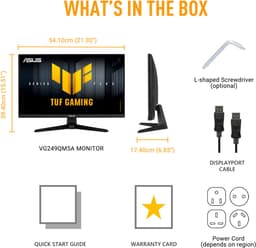 ASUS TUF Gaming VG249QM5A 23.8'' gaming monitor — thumbnail 3