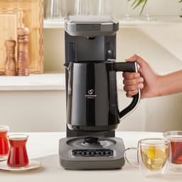 KARACA- Caysever Robotea Pro- 4 in 1- Engelse Versie - Theemaker-Space Grey-Sprekende Automatische waterkoker en filterkoffiezetapparaat, 2500 W, space gray, theemaker, ZONDER BLUETOOTH — thumbnail 2