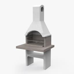 Sarom Fuoco - Betonnen barbecue - ADIGE - 80 x 103 x 212 cm — thumbnail 1