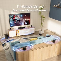 ULTIMEA Aura 7.1 Surround Soundbar met Subwoofer, TV Soundbar met 4 surroundluidsprekers, App-besturing, Home Cinema voor Smart TV — thumbnail 2