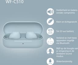 Sony WF-C510 – Draadloze oordopjes - Blauw — thumbnail 3