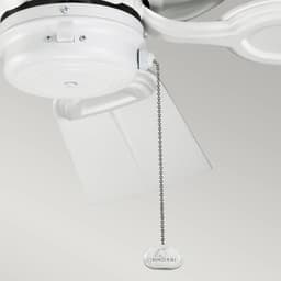Plafondventilator met verlichting - Kevlar - 42in / 107cm ventilator - mat wit — thumbnail 4