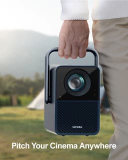 Ultimea Poseidon E40-projector, 1000 ANSI-lumen, 4K-decodering, Native 1080P, Dolby Audio, 2 x 10W-luidsprekers, WiFi 6 — thumbnail 2