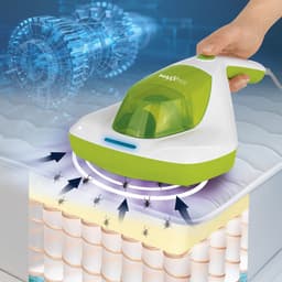 MAXXMEE mijtstofzuiger | UV-C-licht & EPA-11-filter | Handstofzuiger voor matrassen, anti-mijtmatrasreiniger voor mensen met allergieën | vernietigt 99,9% van alle mijten, bacteriën en bedwantsen — thumbnail 4