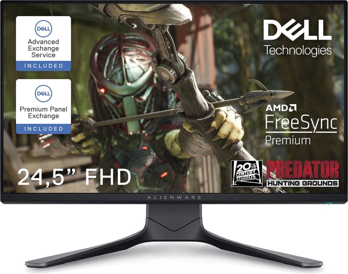 Alienware AW2521HFA - Full HD IPS Gaming Monitor - 25 inch - 240hz — afbeelding 1
