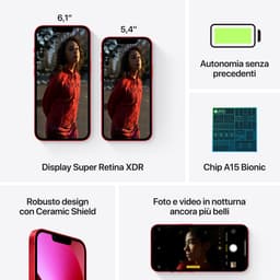 Apple iPhone 13 mini - 128GB - Rood — thumbnail 5