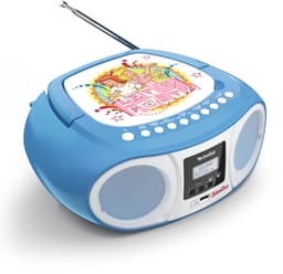 TechniSat DIGITRADIO 1990 - Stereo-boombox met DAB+/FM-radio en CD-speler (Bluetooth-audiostreaming, hoofdtelefoonaansluiting, USB, AUX in, oplaadfunctie, klok, 2 x 1,5 watt uitgangsvermogen) — thumbnail 4