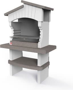 Sarom Fuoco - Betonnen barbecue - Bogota - Houtskool & Hout - 125 x 64 x 184 cm — thumbnail 1