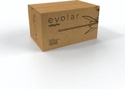 Evolar Plafondventilator met Verlichting - 132 cm - Stille Plafondlamp met Ventilator - Dimbaar Warm Wit Licht (LED) - EVO-CF52SN — thumbnail 2