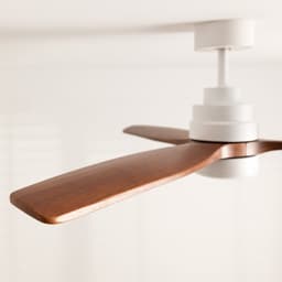 CREATE - Plafondventilator 40W silent Ø132 cm - Met Verlichting drie temperaturen - Met Afstandsbediening - 6 Snelheden - Timer - Zomer/Winter functie - Wit - WIND STYLANCE — thumbnail 2