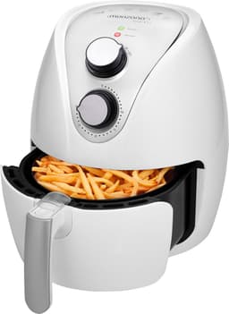 Monzana Heteluchtfriteuse - 3,6L anti-aanbaklaag 9in1 Functie - Wit — thumbnail 1