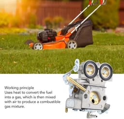 Carburateur Vervanging - Aluminium - Carburateur Onderdelen - Hoogwaardige Maaimachine Accessoire - Verbeterde Brandstofefficiëntie - Eenvoudig te Installeren - Maaier — thumbnail 5