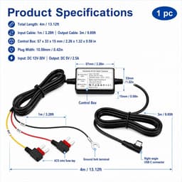 Solidchoice - Dashcam Hardwire Kit met Laagspanningsbeveiliging — thumbnail 5