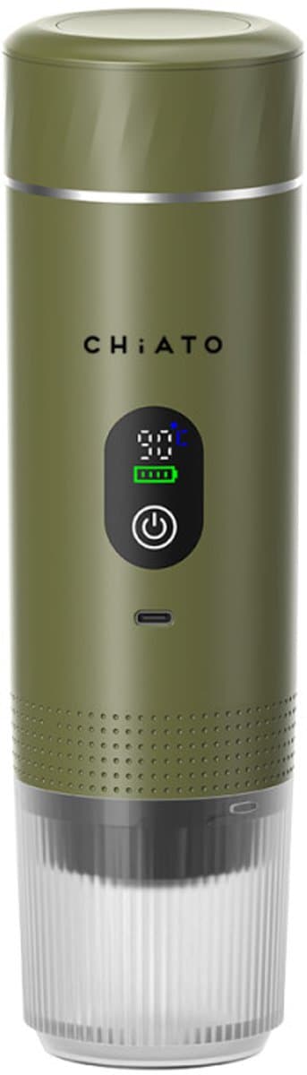 CHiATO brewPLAY Smart Draagbaar espresso apparaat – Groen — afbeelding 1