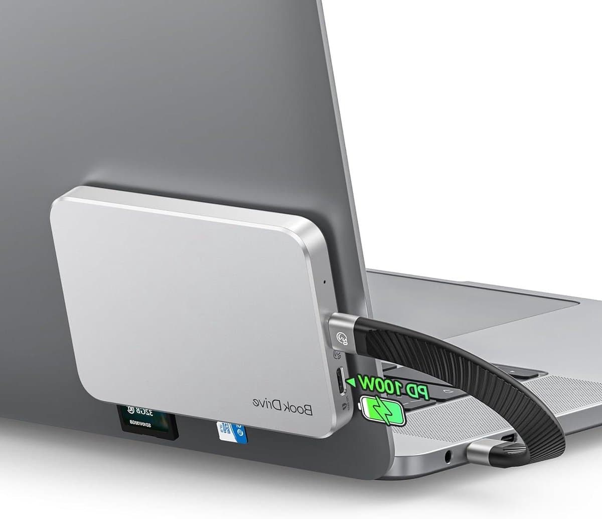 Externe SSD - Snelle Opslag - Data Opslaan - Magnetisch Ontwerp - 1 TB - Zwart — afbeelding 1