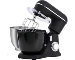 KAD® Deegmachine - Elektrische Deegmixer - Keukenmixer - Zwart - 35cm x 33cm x 22cm