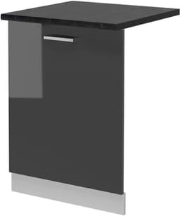 Vaatwasserpaneel - Keukenfront - Keuken Integratie - Hoogglans Afwerking - 60 cm - Antraciet — thumbnail 1