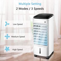 Mobiele Airco 7000 BTU – 4-in-1 Aircooler – Verkoelen en Verwarmen – Ontvochtiger – 30 m² — thumbnail 3