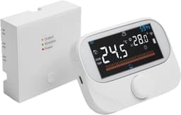 Slimme Thermostaat - Boilerregelaar Wifi - Verwarming Instellen - App Bediening - 19 x 13 x 4 cm - Wit — thumbnail 4