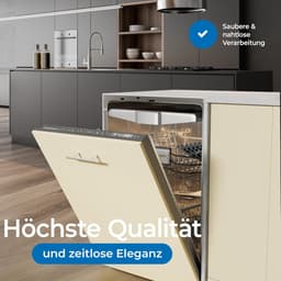 Vaatwasser Frontpaneel - Deurpaneel Vaatwasser - Keuken Opfrissen - Krasbestendig Melamine - 715 x 594 mm - Beige — thumbnail 5