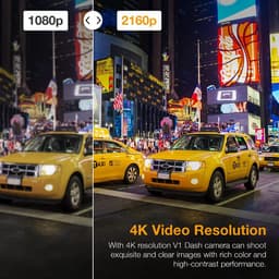Auto Dashcam - Dashboard Camera - Veilige Rit Registratie - 4K Ultra HD Resolutie - 170 Graden Lens - Zwart — thumbnail 3