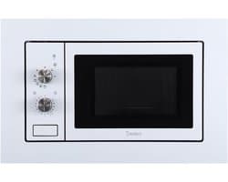 Inbouw Magnetron - Compacte Oven - Snel Maaltijden Bereiden - Mechanische Timer - 20 Liter - Wit
