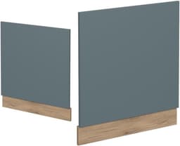 Vaatwasserfront Paneel - Keukenfront - Keuken Integratie - Greeploos Design - 60 cm - Blauwgrijs — thumbnail 4