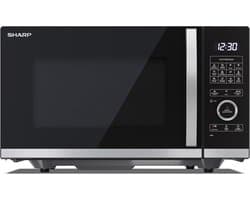 Magnetron met grill - Oven combi - Snel eten bereiden - Ontdooifunctie - 25 Liter - Zwart