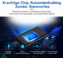 MINI Audio Recorder - Geluidsopname - Afluisteren - 16GB — thumbnail 4