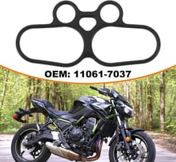SnelShoppen - 2 Stuks Grasmaaier Float Space Pakking 11061-7037 voor Kawasaki Carburateurs - Duurzaam Rubber - Betrouwbare Afdichting tegen Brandstofl — thumbnail 3