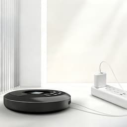 Bluetooth-cd-speler – Draagbare mp3-speler – Hoge geluidskwaliteit – Bluetooth-functionaliteit – Inclusief oordopjes, USB-kabel en draagtas – Lichtgewicht en draagbaar – Grijs — thumbnail 2