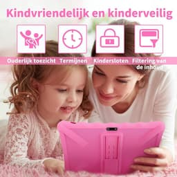 SnelShoppen - Veidoo Kids Tablet 10.1 inch - IPS Eye Care, 7GB RAM, 64GB ROM, Dual Camera, WiFi 6, Octa-Core, Kindertablet met Silicone Hoes - Perfect — thumbnail 3