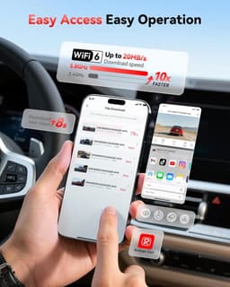 SnelShoppen - 4K Dashcam Autocamera met WiFi en GPS, 3.18" IPS Scherm, 170° Groothoek, Nachtzicht, Loop Recording, G-sensor, Parkeermonitor, 256GB MAX — thumbnail 3