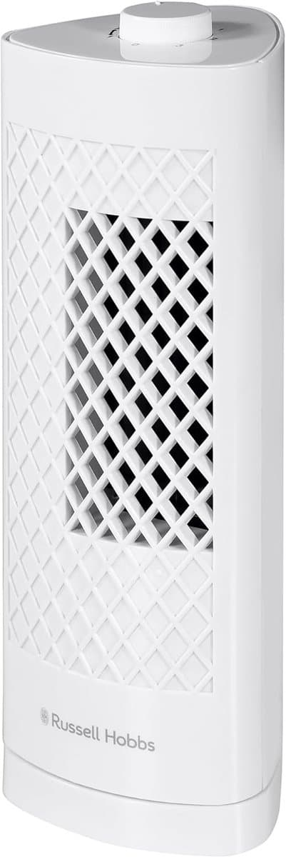 Torenventilator 33 cm met 3 Snelheden – Stil, Draagbaar en 75° Oscillerend – Wit — afbeelding 1